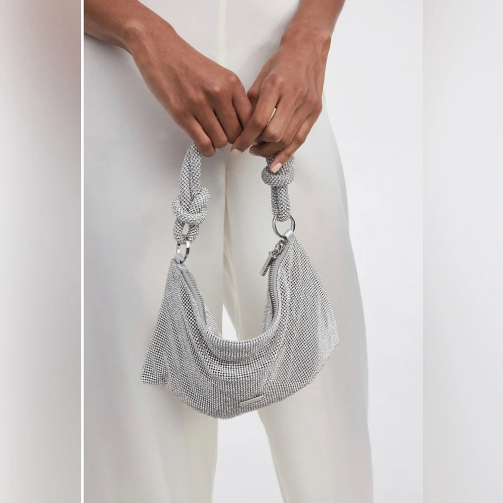 Cult Gaia Hera Nano Rhinestone Shoulder Bag - Picture 3 of 7